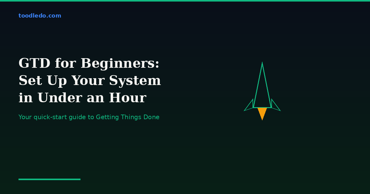 GTD for Beginners: Set Up Your System in Under an Hour