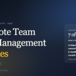 9 Remote Team Task Management Mistakes — feature card with the editorial pull-quote: 7 of 9 share one root cause, ambiguity about ownership, status, and deadline at handoff time