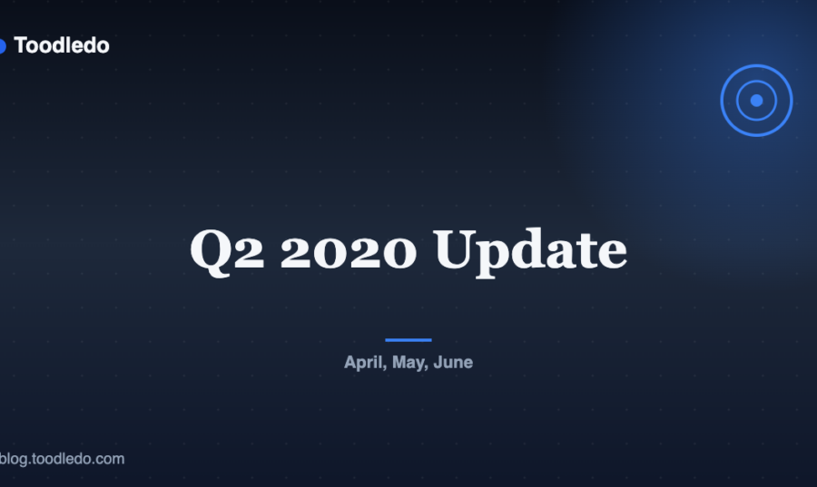 Q2 2020 Update — Toodledo Blog featured image