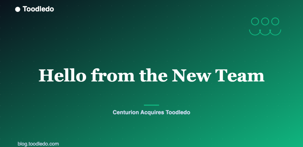 Hello from the New Team — Toodledo Blog featured image