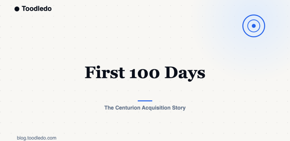 First 100 Days — Toodledo Blog featured image