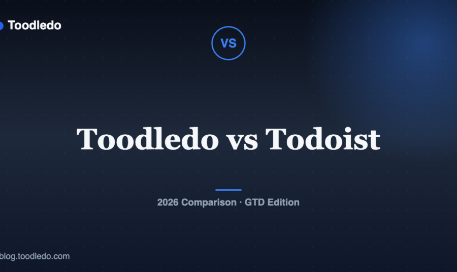 Toodledo vs Todoist — Toodledo Blog featured image