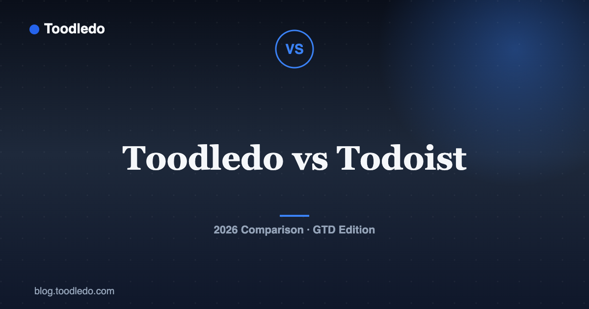 Toodledo vs Todoist — Toodledo Blog featured image